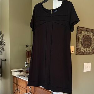 Kaari Blue Black Short Sleeve Top